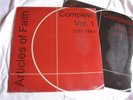 Sealed mint 2LP Articles of Faith complete Vols 1 & 2 orig Alternative Tentacles