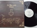 Venom - At War with Satan (NEAT 1015) UK LP in FOC + 4 Pages Insert, neat