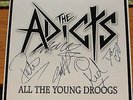 The Adicts LP All The Young Droogs white Vinyl fully SIGNED Autogramm signiert