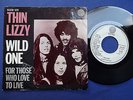 THIN LIZZY Wild One RARE dutch Vertigo Swirl For Those Who Love To Live LYNOTT