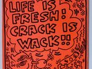 ORIGINAL 1987 KEITH HARING ART COVER CRACK IS WACK BIPO 12