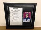 Lou Reed Hand Signed/Autographed Songsheet with a Postcard and COA