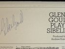 GLENN GOULD  Autograph Signed SIBELIUS Sonatines CBS