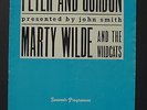 PETER and GORDON autographs SIGNED 1960s Tour Programme Marty Wilde