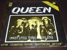 Record Lp 45 Rpm Queen  Made in Venezuela Super Singele We Will Rock Acetate EMI