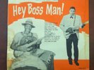 1962 Original FRANK FROST HEY BOSS MAN R&B Blues 33.3 LP Record Jacket SUN