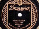 78rpm – East Texas Serenaders – Acorn Stomp – Brunswick 282