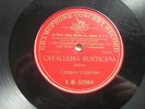 10” RED GRAMOPHONE CONCERT – ENRICO CARUSO (CAVALLERIA)