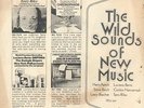 TERRY RILEY & OTHERS: The Wild Sounds Of New Music 45 (promo-only, w/ PS lite '