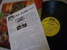 PANTERA - PROJECTS IN THE JUNGLE - ORIGINAL 1984 US PRESS / WITH FAN CLUB SHEET