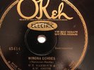 Okeh 45414 Narmour &  Smith WINONA ECHOES VG+ 78 rpm 1929 New York