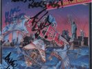 KEEL Because The Night GOLD MOUNTAIN LP picture disc autographed 45 rpm