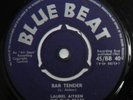 LAUREL AITKEN : BAR TENDER-UK BLUE BEAT VINYL 7