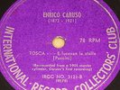 E. CARUSO 1st. rec. & ANTONIO COTOGNI's only known rec. VERY RARE 78rpm 10