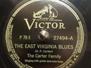 Pre-War Country 78rpm CARTER FAMILY/UNCLE DAVE MACON Classic Old-Time, E-