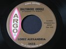 Lorez Alexandria   Baltimore Oriole   Argo   mod jazz exotica soul funk 45 HEAR