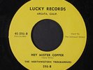 NORTHWESTERN TROUBADOURS: Hey Mister Copper / I'm Free At Last 45 Hear  (Arcata