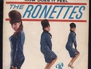 The Ronettes RARE Doo Wop 45 Picture Sleeve PHILLES 123 Walking In The Rain HEAR