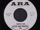 TRAVIS & PRENTISS: Peggy Sue / Blue Blue True Blue 45 Rockabilly