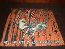 SLAYER  HELL AWAITS IN LOS ANGELES 1985 DOUBLE LP COLORED VINYL LIMITED