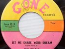 DELTAS Gone Label N.Y.classic doowop 45 Let Me Share Your Dream  Lamplight FM558