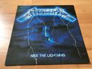 Metallica Signed by 4 Ride The Lightning Cliff Burton Hetfield  No Promo