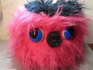Record 45 RPM Case Holder Fuzzy Monster Troll Hair 1960s