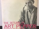 The Return of ART PEPPER Score SLP-4032 Deep Groove Vinyl LP