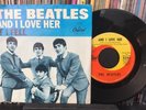 THE BEATLES And I Love Her/If I Fell 45 W/PICTURE SLEEVE  RARE  Original Capitol