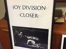 Genuine 1980 Factory Records Promo Poster For Joy Division Closer Album