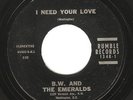 Doo Wop 45 B.W. & THE EMERALDS 