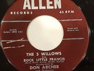 The 5 WILLOWS & Don Archer ALLEN #1000 Orig MY DEAR DEAREST DARLING Rare Doo-Wop