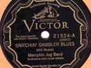 78rpm – Memphis Jug Band – Snitchin' Gambler Blues – Victor 21524