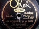 LOS JARDINEROS OKEH 14027 PUERTO RICO 78 RPM RECORD PLAYS V+