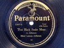 BLIND LEMON JEFFERSON-BLACK SNAKE MOAN /STOCKING FEET BLUES ON PARAMOUNT ULTRA R
