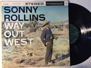 SONNY ROLLINS - way out west - CONTEMPORARY 7530 deep groove NM//