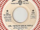 THE OLYMPICS Girl Youre My Kind Of People WB PROMO BOB RELF NORTHERN SOUL 45