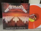 METALLICA MASTER OF PUPPETS TRANSPARENT RED COLORED VINYL LP  IMPORT LOWEST $$$