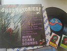 famous ghost stories 1975 halloween LP mr. pickwick scary sounds w/2 stickers