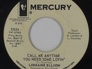 Northern Soul 45 - Lorraine Ellison - Call Me Anytime - Mercury - mp3