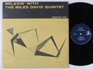 MILES DAVIS QUINTET Relaxin' With PRESTIGE LP VG++