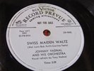 Johnny Vadnal Premier Polka Swiss Maiden Waltz RCA VICTOR WHITE LABEL PROMO 78
