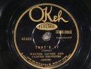 78 RPM -- Walter Jacobs & Carter Bros. (Sheiks), Okeh 45482, E- Blues - Country