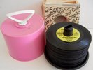 Pink DISK-GO-CASE w/ 50 x 45 rpm 7