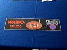 BUMPER STICKER WAMO RADIO FM 106 PITTSBURGH MAULERS  MINT  RARE  COLLECTABLES
