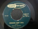 SIGNED DAVID GATES WALKIN AND TALKIN 45 RECORD SWINGIN BABY DOLL EAST WEST