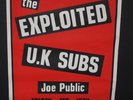 THE EXPLOITED UK SUBS  BRIGHTON 1980 ORIGINAL PUNK CONCERT POSTER