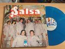 LOS YIMBOLA COMBO Salsa Guaguanco Mexican LP 1977 VG+ EX Blue Vinyl