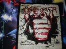 FIST Patch Aufnäher vintage NwoBHm Iron Maiden Kutte Metal