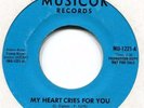 Porgy And The Monarchs  **   My Heart Cries For You   **   MUSICOR  PRESSING